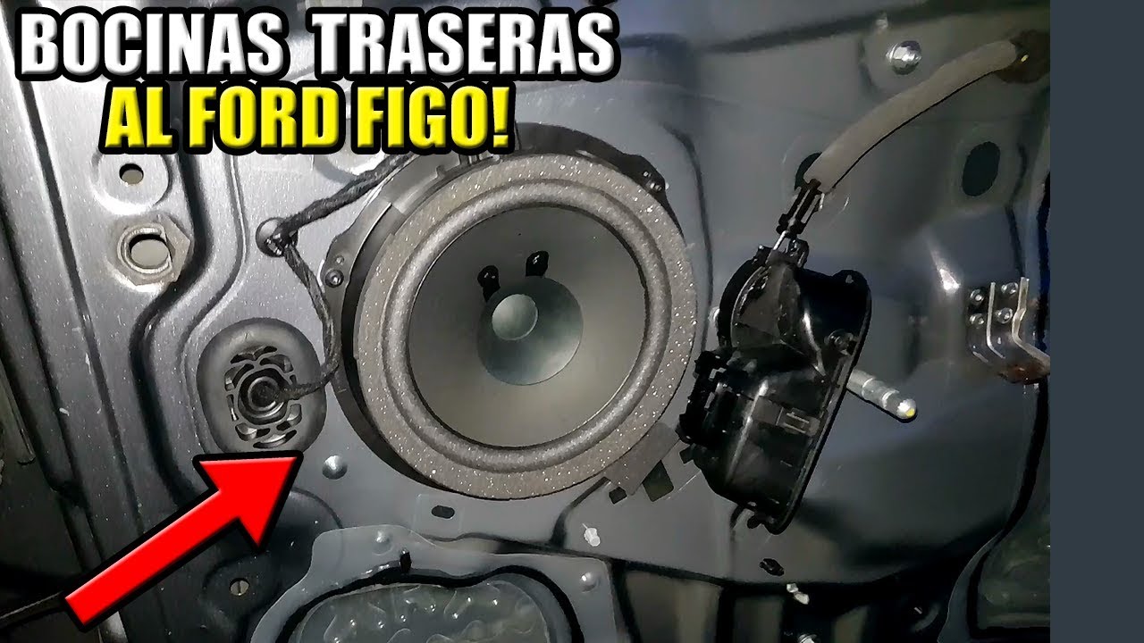 Como instalar BOCINAS TRASERAS al ford FIGO!