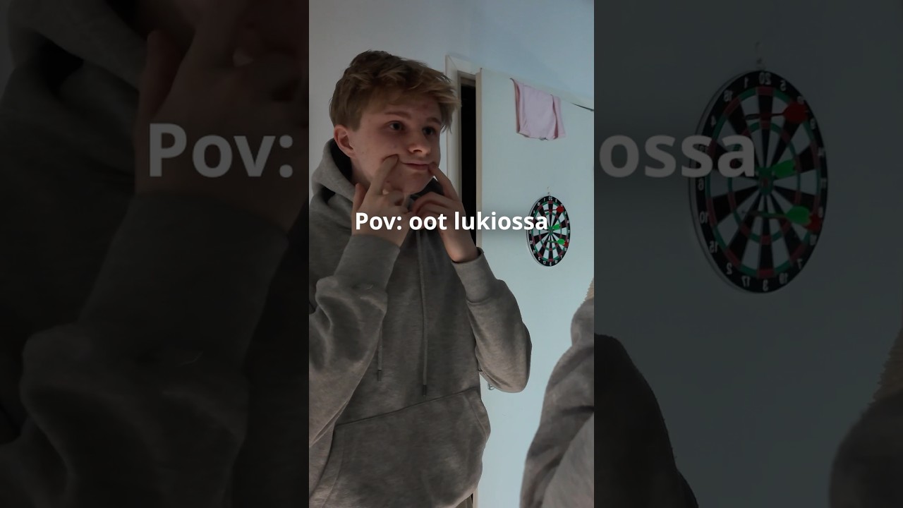 T&auml;lt&auml; lukiolaisen el&auml;m&auml; n&auml;ytt&auml;&auml;, tai ainakin mun. Koko video l&ouml;ytyy kanavalta! #lukio #viral