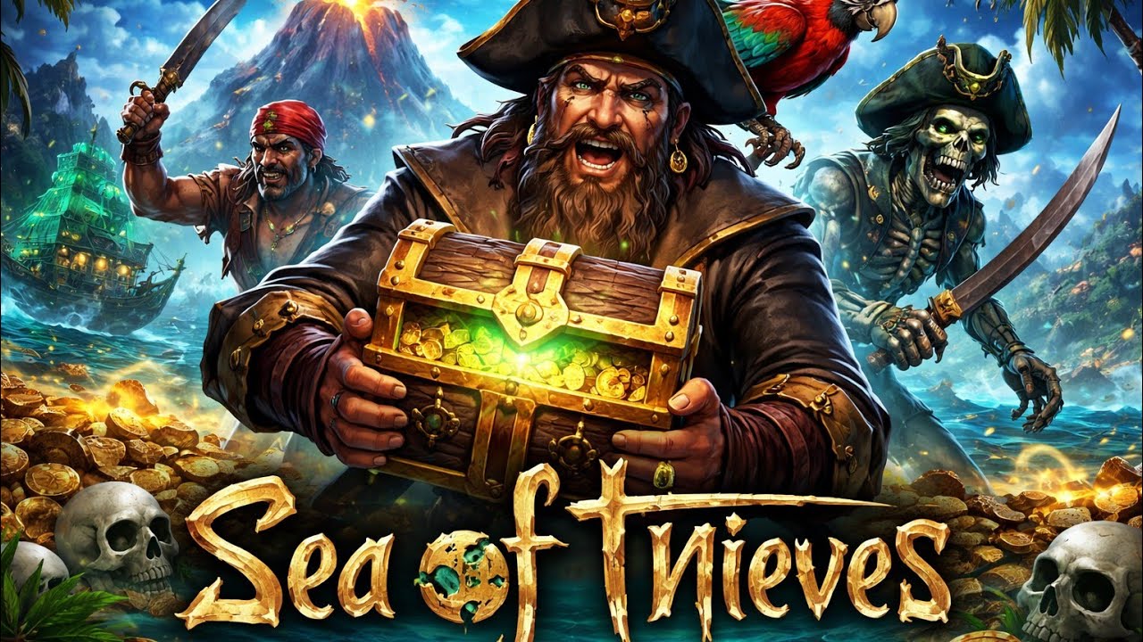 Buscando Tesouros e Eventos no SEA OF THIEVES