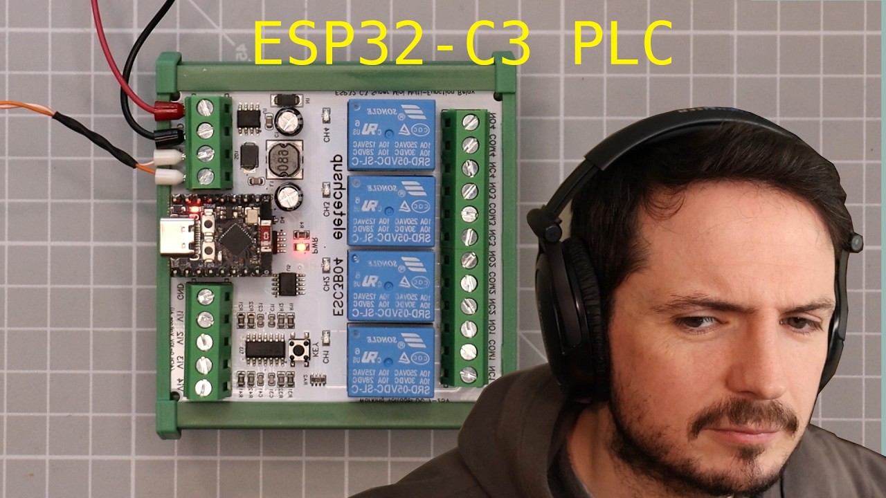 ESP32-C3 Super Mini PLC (ESC3B04).
