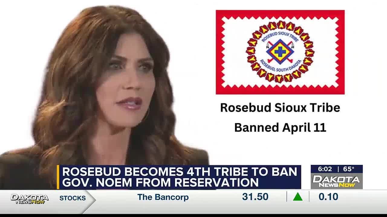 Tensions continue to grow as Rosebud becomes fourth tribe to ban Gov. Noem