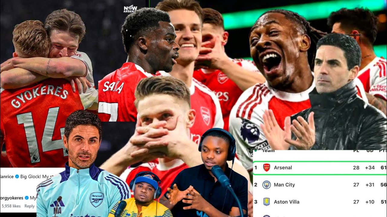 #arsenal🚨ARTETA YATANGAJE AMAGAMBO AKOMEYE KURI GYÖKERES KUMYITWARIRE YAGIZE KUMUKINO NA TOTTENHAM 