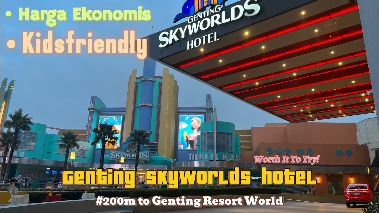 Genting Skyworlds Hotel Quads Room, Harga Ekonomis & Kidsfriendly! Genting, Malaysia 🇲🇾