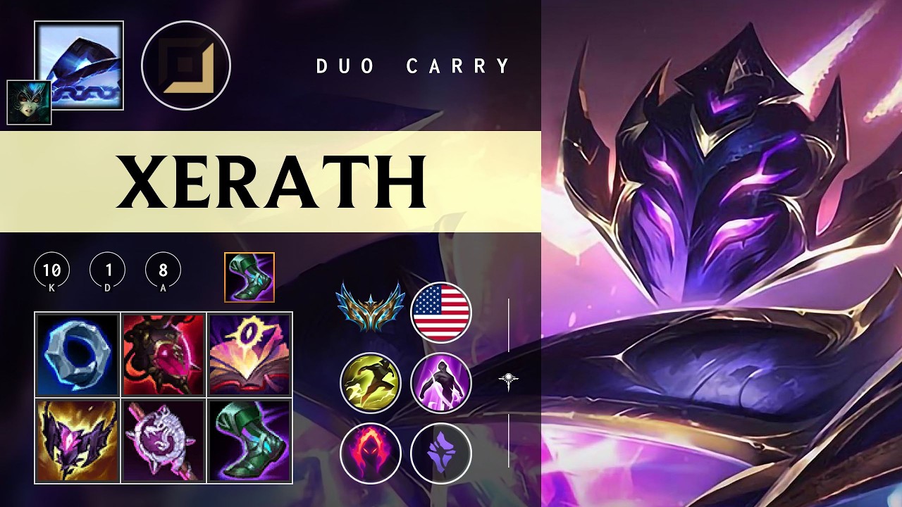 Xerath Carry vs Yunara - NA Challenger Patch 26.03