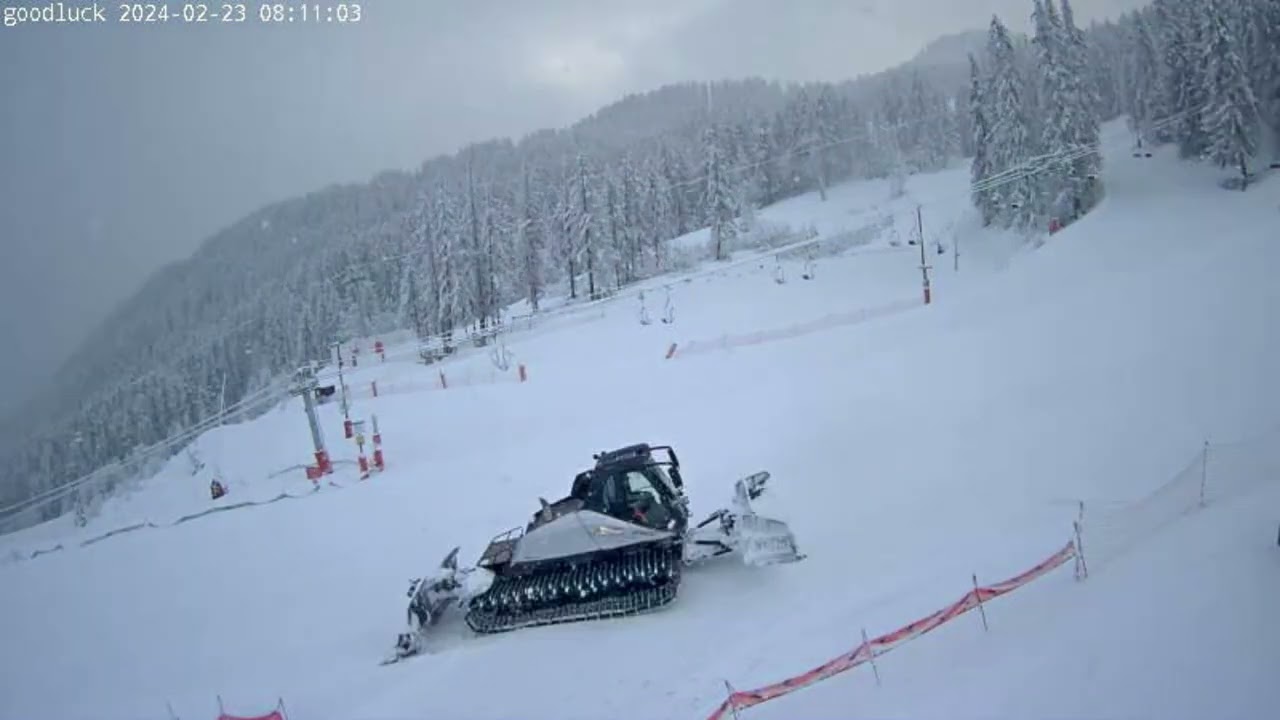 Timelapse front de neige Puy Saint Vincent 22 et 23 février 2024