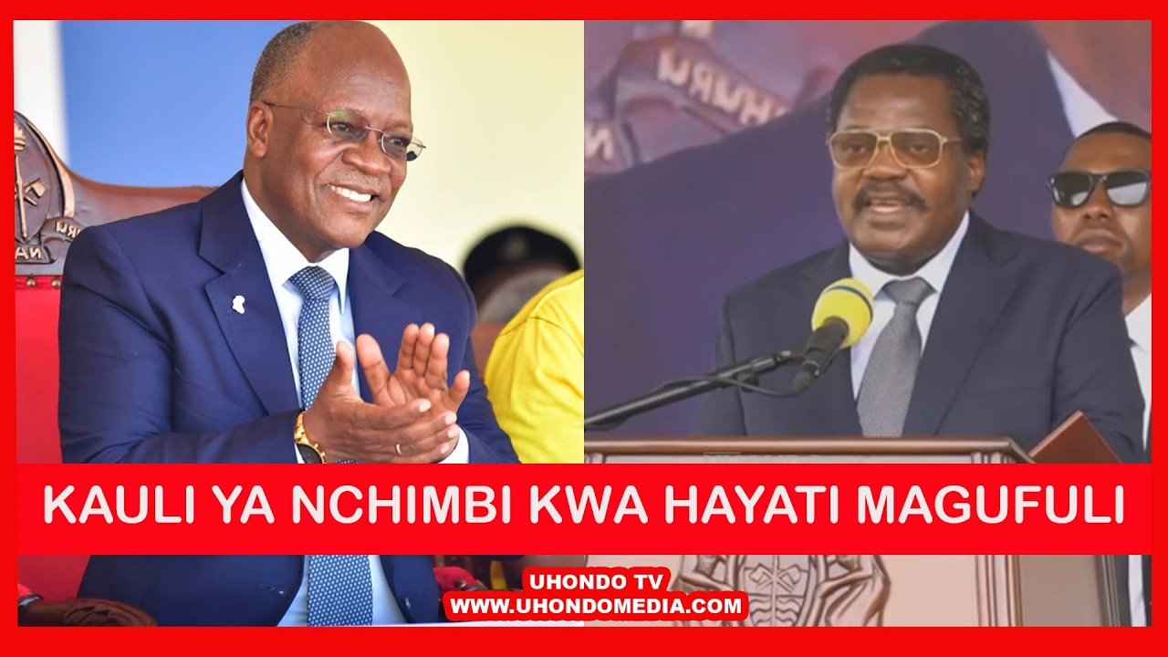 KAULI NZITO YA DKT.NCHIMBI KWA HAYATI MAGUFULI\BILA UOGA ASHUSHA NONDO NZITO,AIBUA JAMBO KUBWA