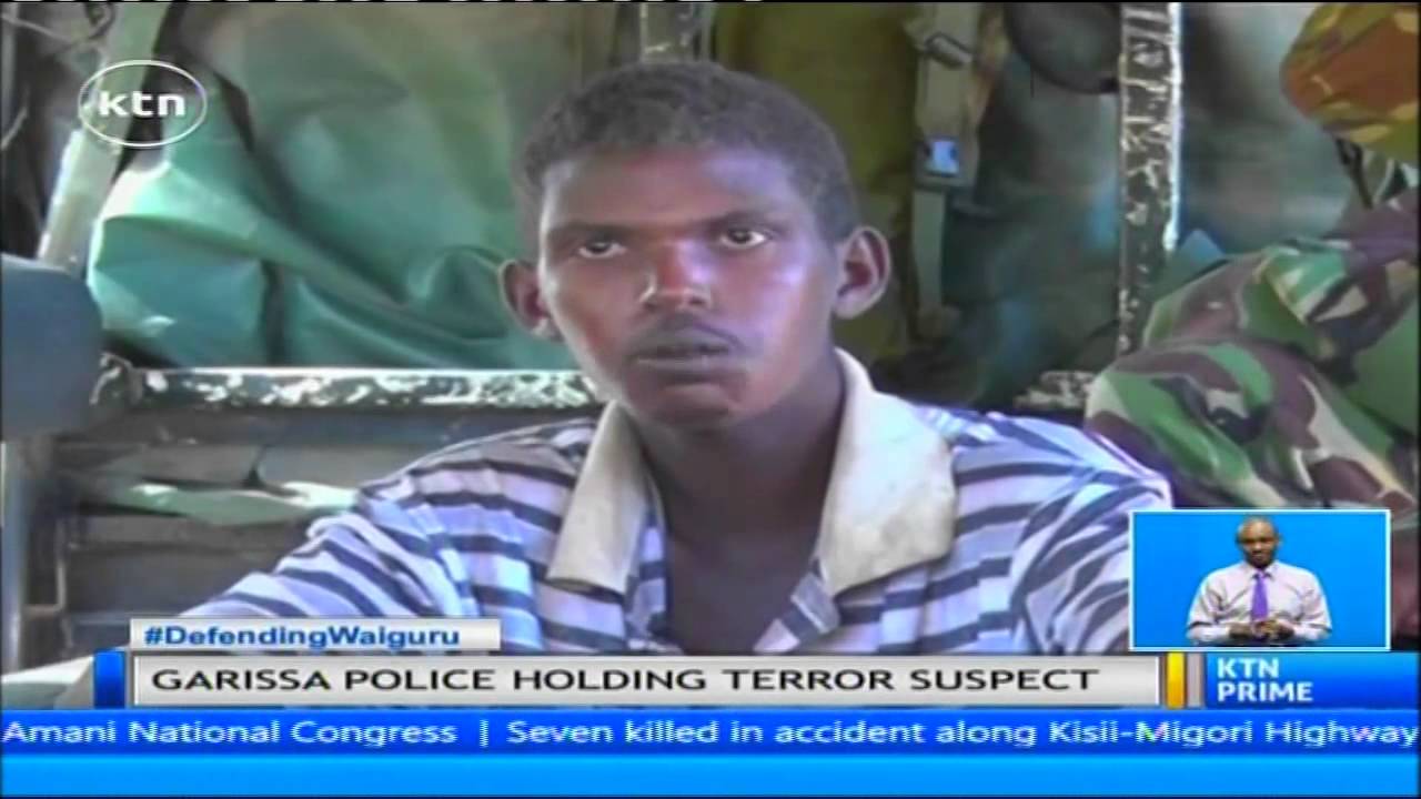 Police in Garisa arrest a man who claims to have lead Lamu al Shabaab attack
