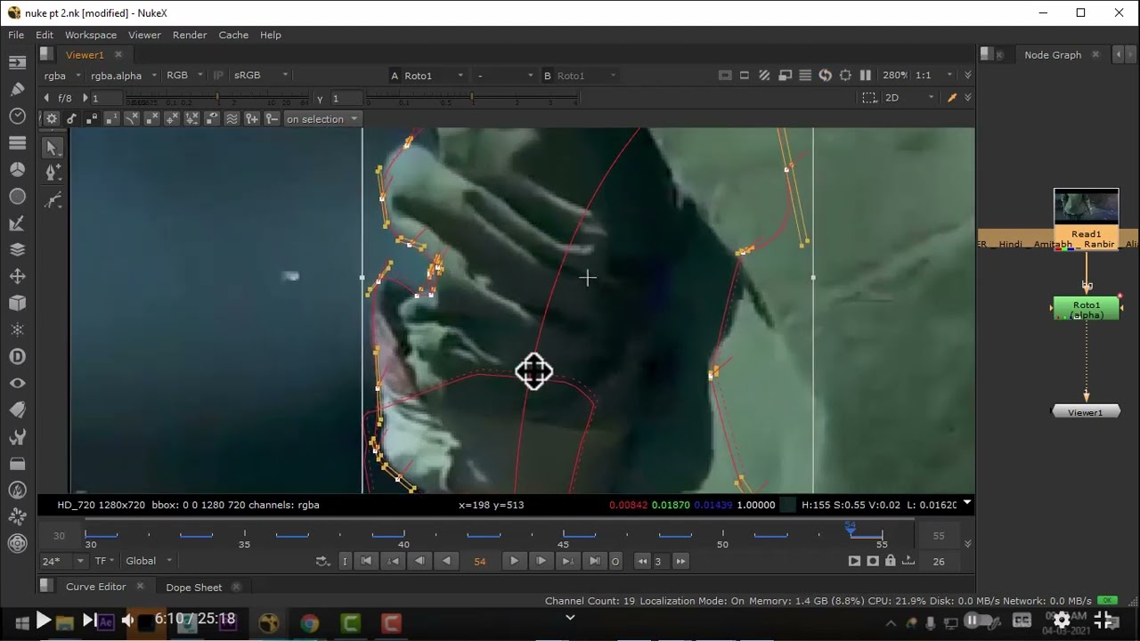roto easy tutorial hindi | nuke roto easy tutorial hindi | vfx roto | nuke roto tutorial | roto pt 3