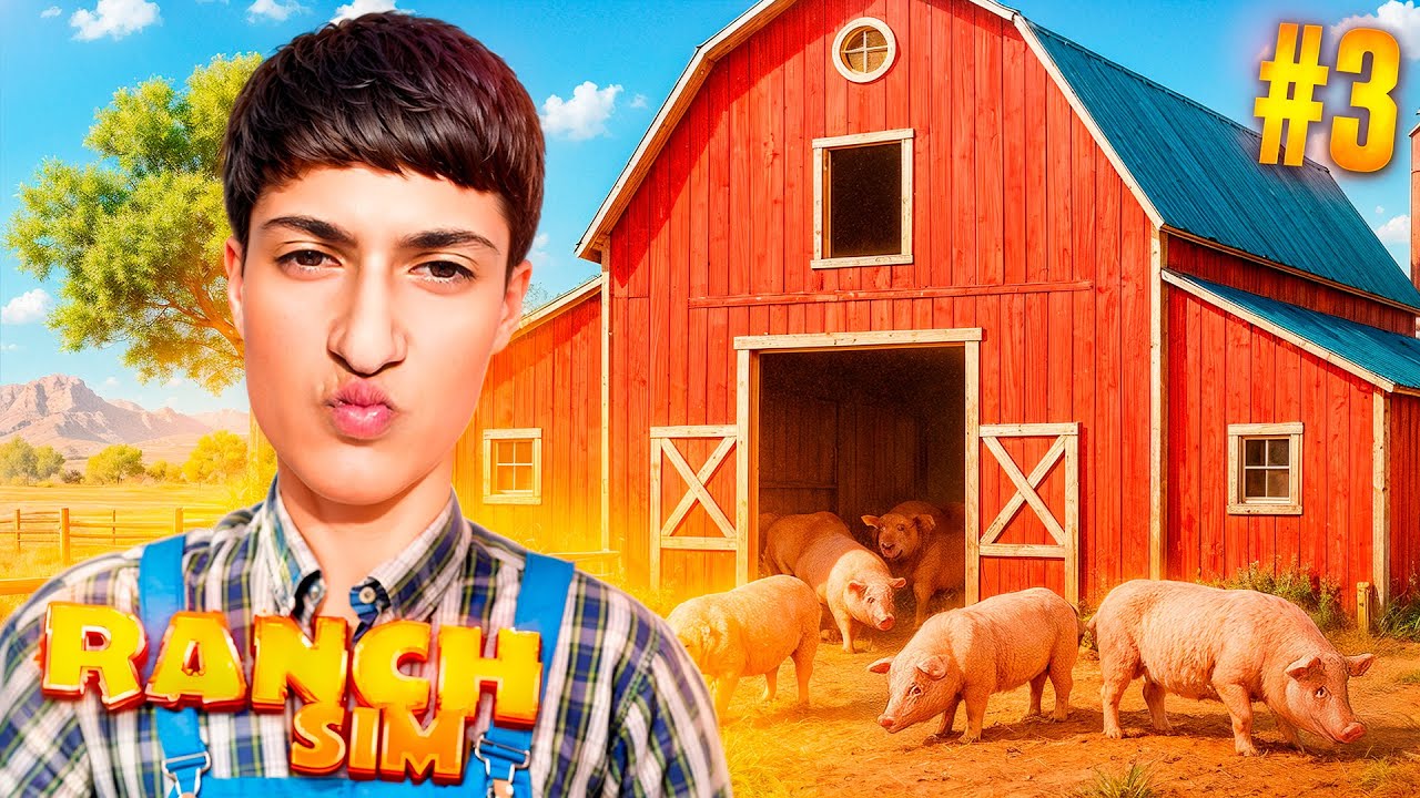 ԳՆՈՒՄ ԵՆՔ ԽՈԶԵՐ ԱՌՆԵԼՈՒ🤣🐷ԱՍՈՒՄ ԵՆ ԽՈԶԸ ՇԱՏ ՓՈՂ Ա ՏԱԼԻՍ🥰💸RANCH SIMULATOR #3‼️