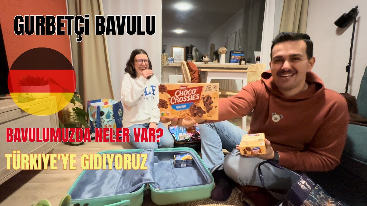 GURBETÇİ BAVULU |  Almanya'dan Türkiye'ye Neler Getirdik ? Bavulumuzda neler var?