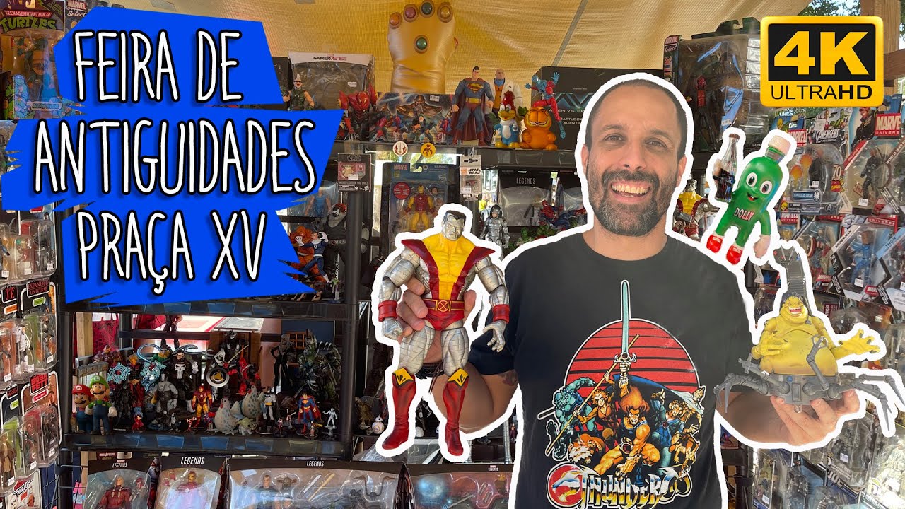 Feira do rolo da Praça XV (RJ):  Brinquedos  antigos, quadrinhos raros - Atualizado 2023