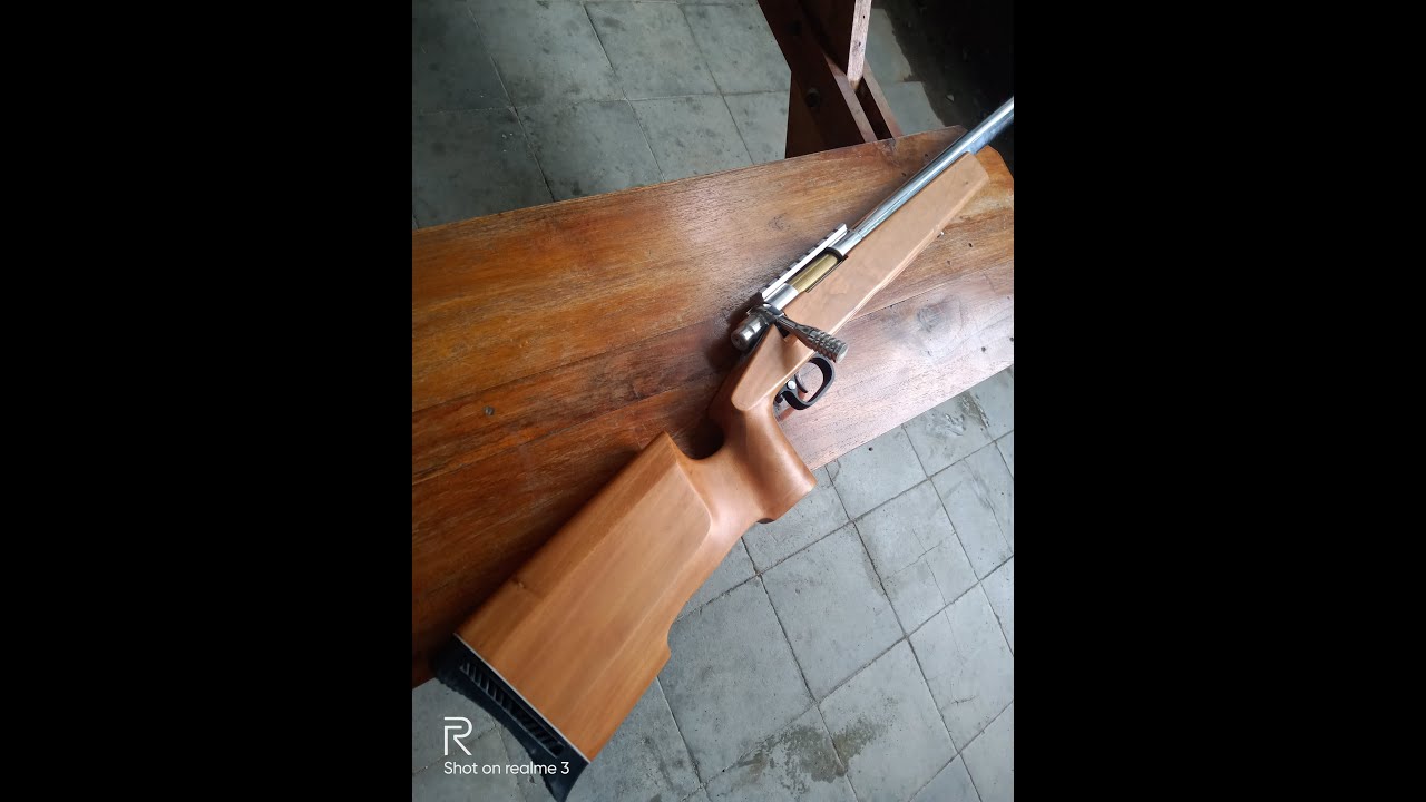 Homemade Bolt Action M40 Airsoft Gun (chrome edition)