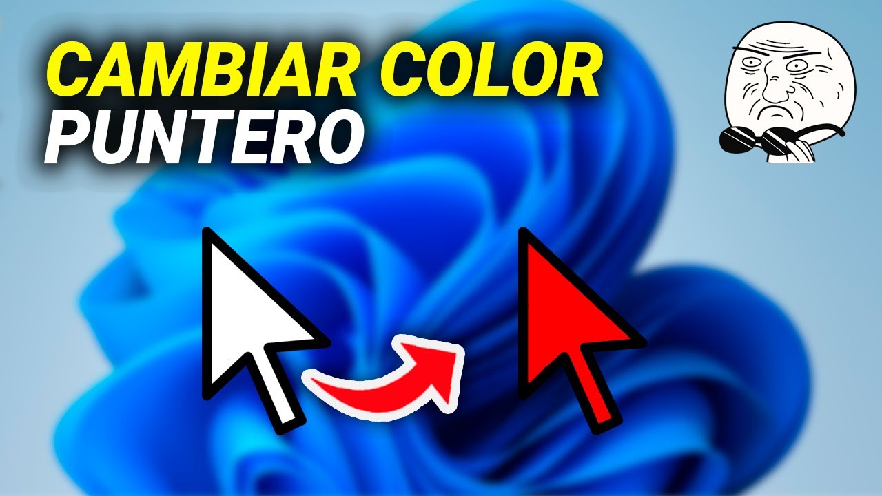 C&oacute;mo Cambiar el Color del Puntero del MOUSE en Windows 11