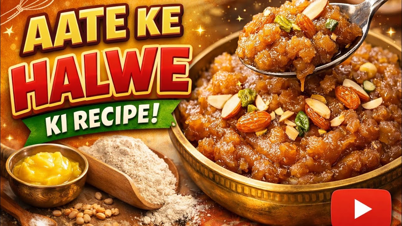 Aate ke halwe ki recipe ekdam easy and tasty 🤤 #viral #cooking #food #trending#recipe  #indianfood 