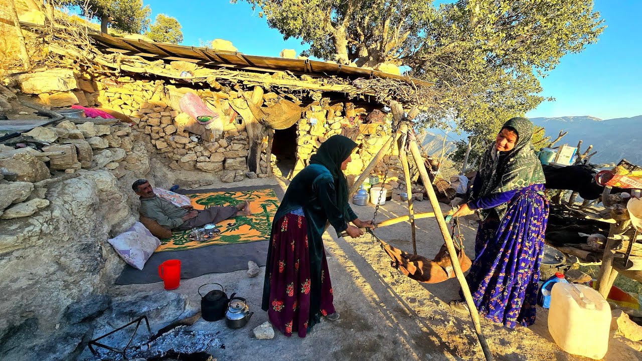 Bazegasht's debt and Kulthum's difficult journey:🏔️🥛From picking medicinal herbs to nomadic churning