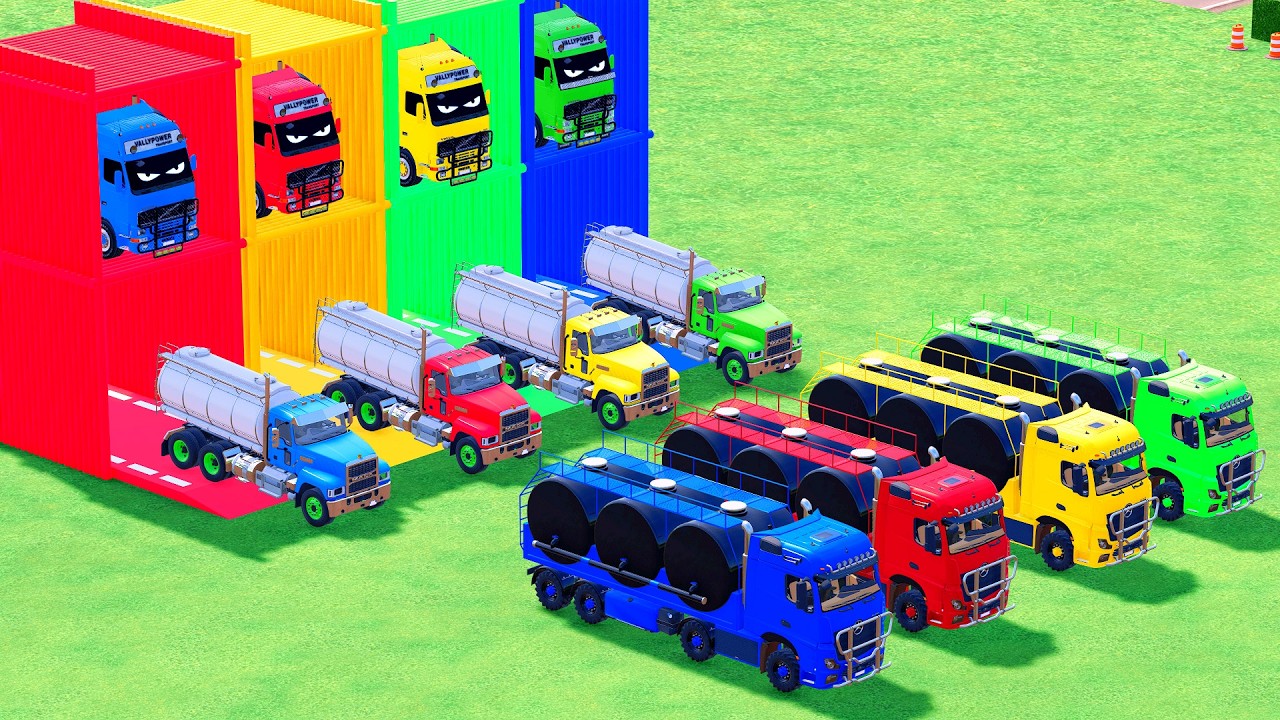 Гараж с красками - ВСЕ БЕТОНОСМЕСИТЕЛИ С ДВОЙНЫМИ ПЛАТФОРМАМИ, DAF, MACK, IVECO - FS22