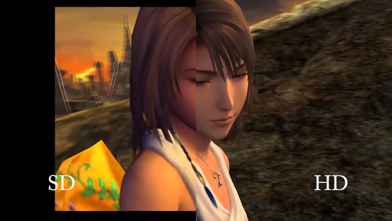 Final Fantasy X / X-2 HD Remaster - Standard Definition vs. High Definition Trailer