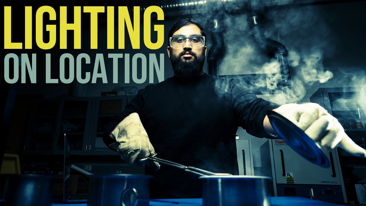 Lighting on Location : Smoky Lab Portraits with Godox AD200 Pro