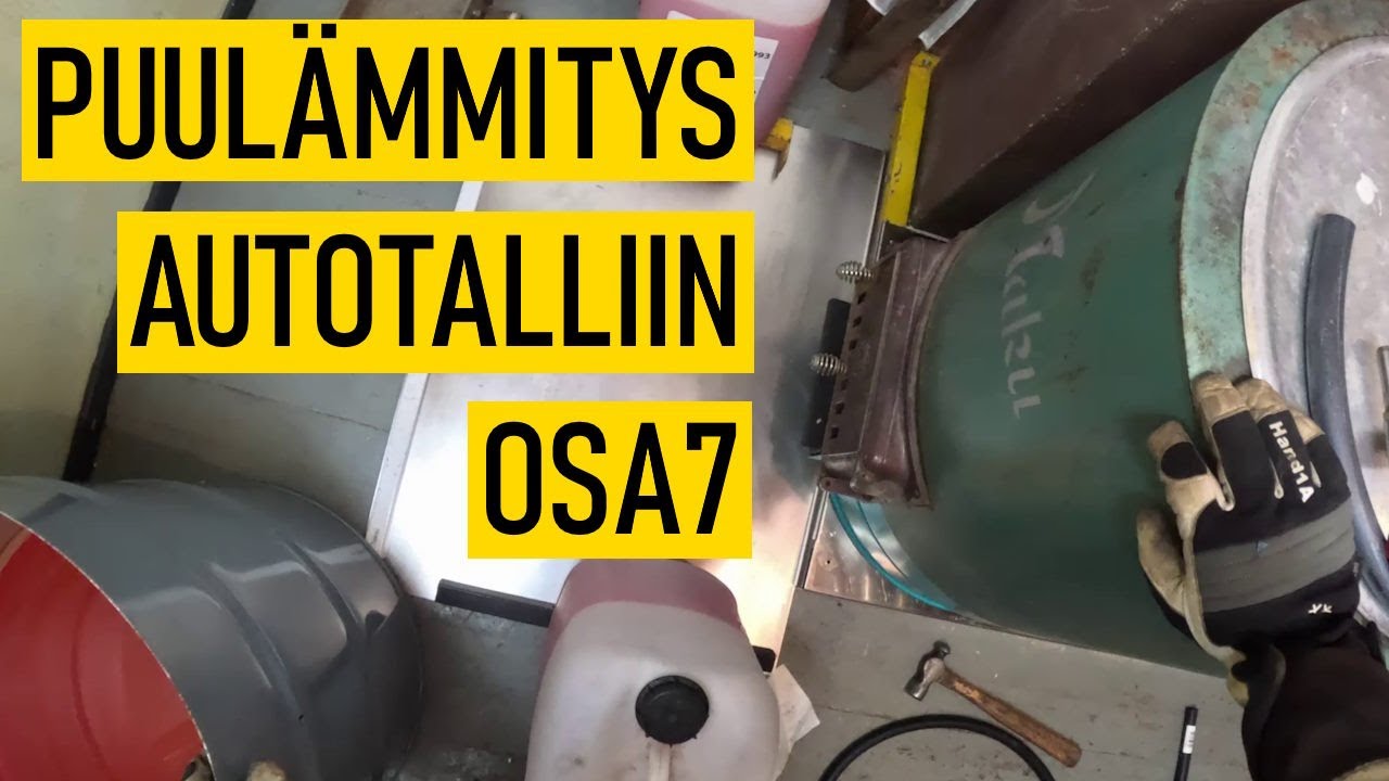 Puulämmitys talliin osa7