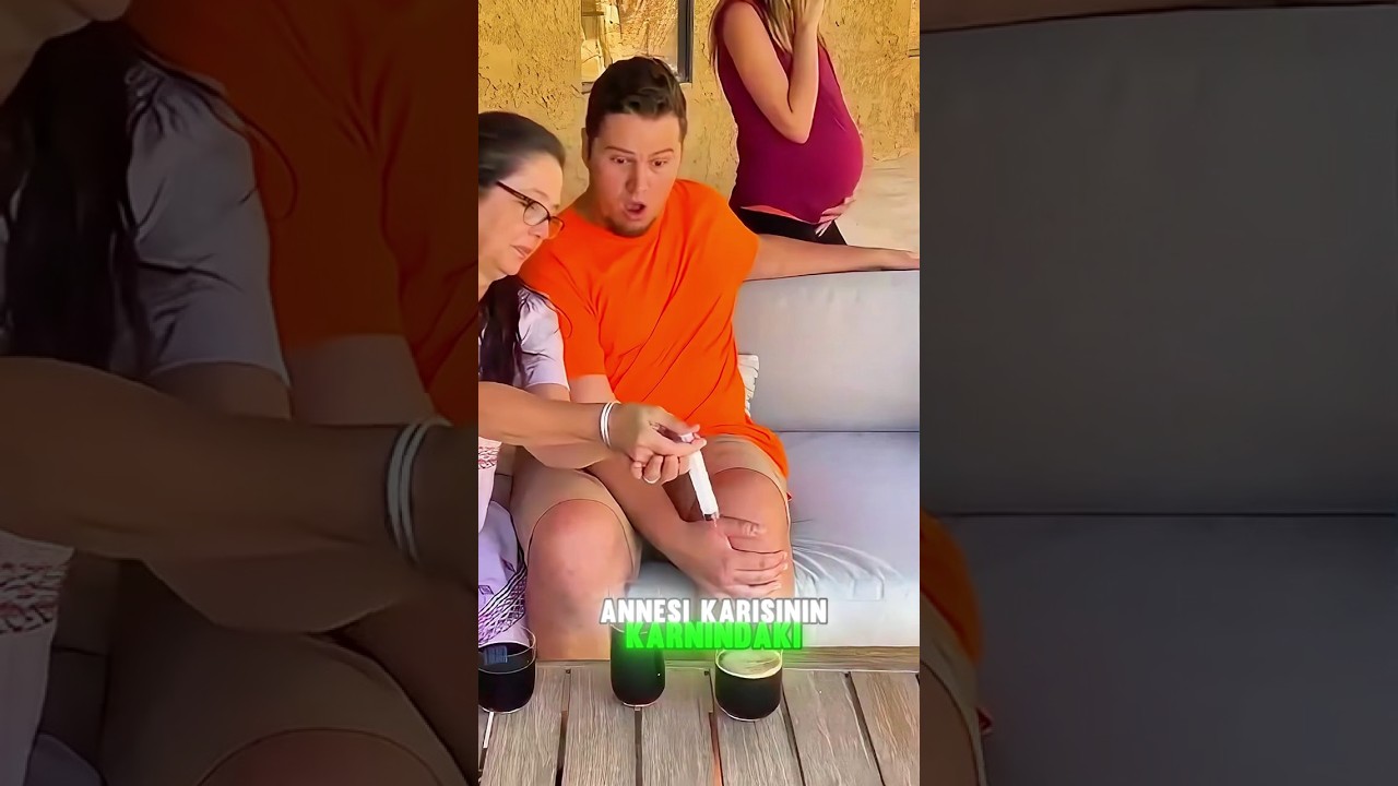 Annesi Hamile Eşinin İ&ccedil;eceğine Bir Şey Saklıyor! 😱 Şok Edici An!