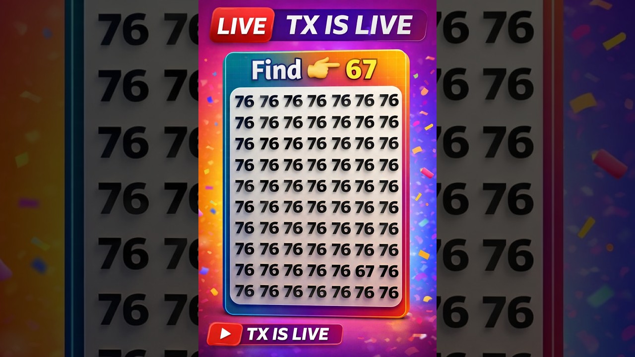 Can You Find 67 in the box!😯👀(Impossible) #shorts