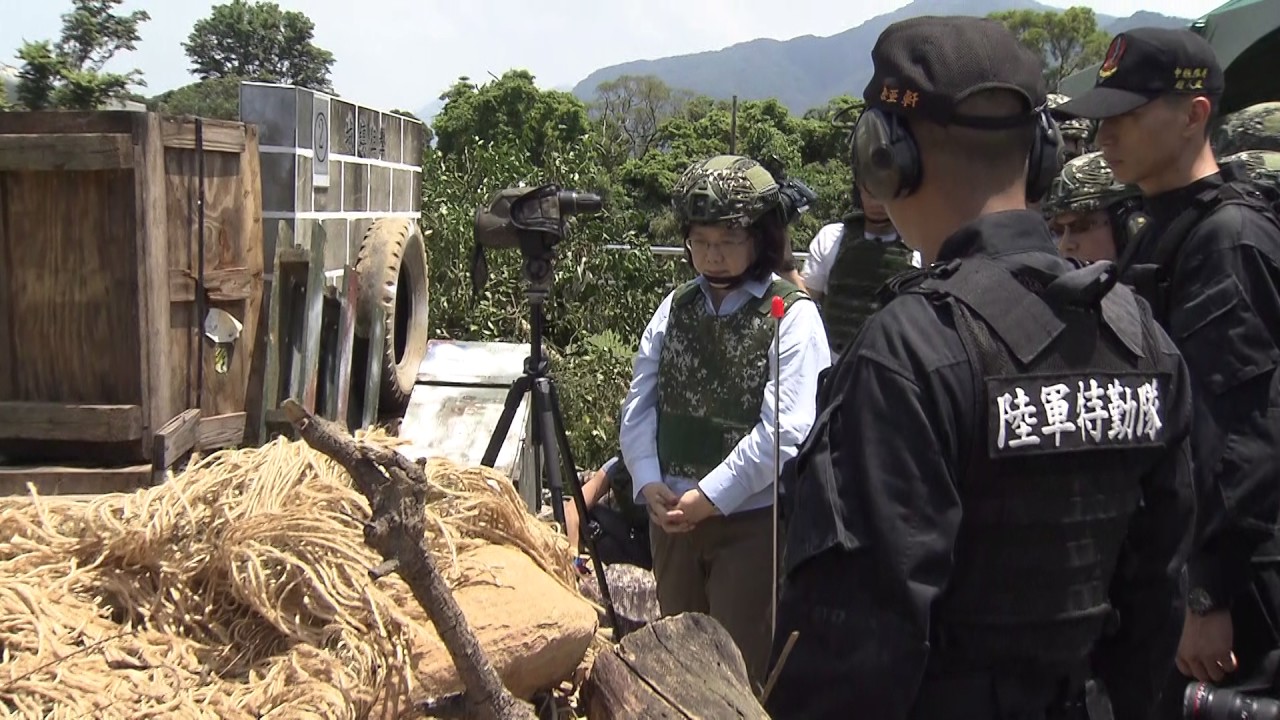 1060720蔡英文總統視導涼山特勤隊 軍聞社提供