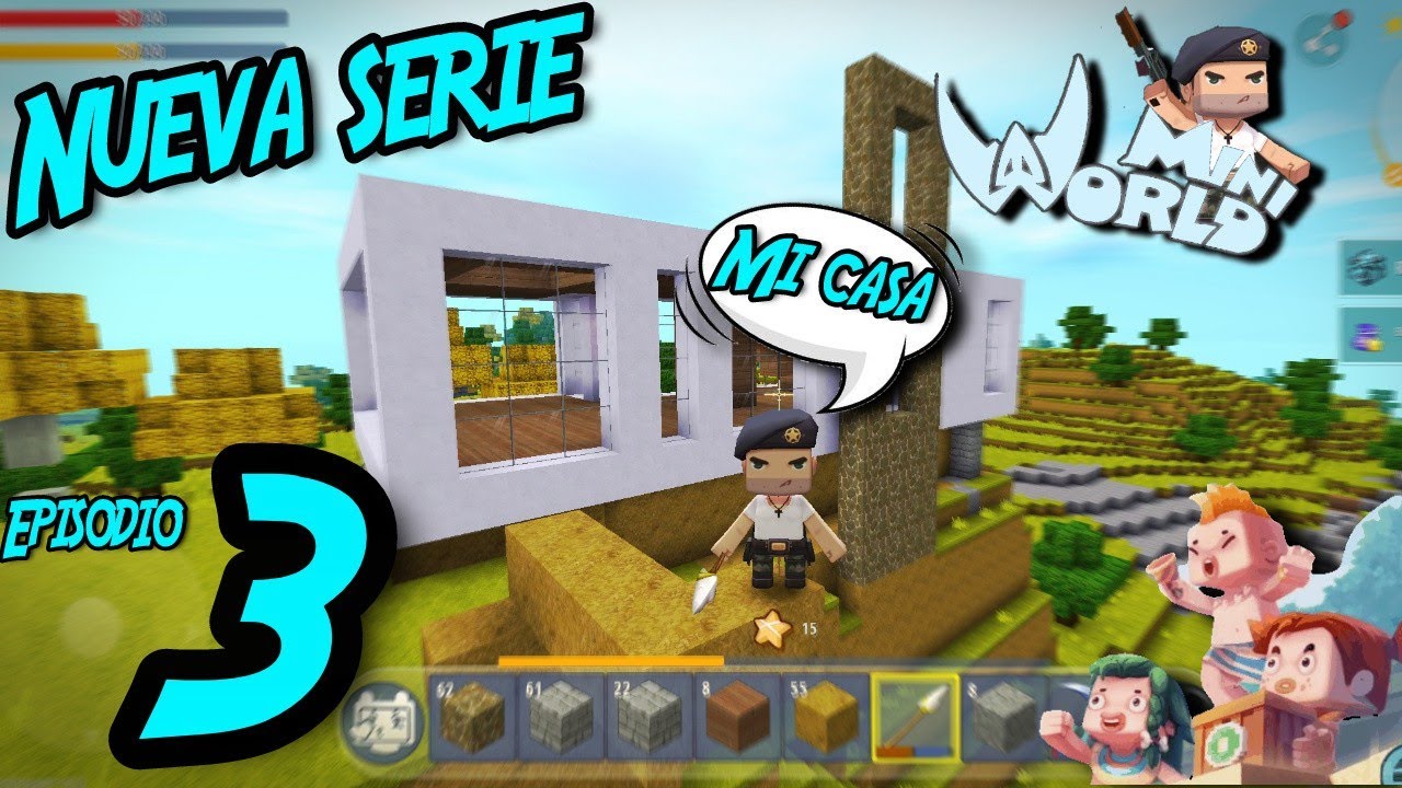 Nueva Serie Mini World Block Art ( episodio 3 ) Como hacer una casa moderna Redmi note 8 pro