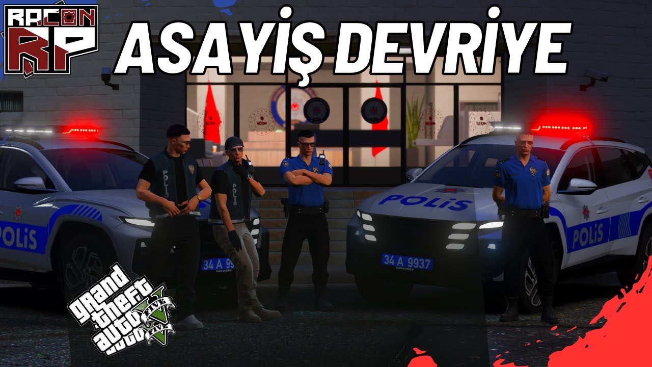 RACON ROLEPLAY ASAYİŞ GECE DEVRİYESİ 03:00 GERÇEK HAYAT #fivem #gta5 #polisrp #roleplay #gerçekhayat