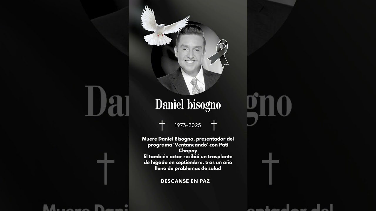 Muere Daniel Bisogno, presentador del programa ‘Ventaneando’ 
