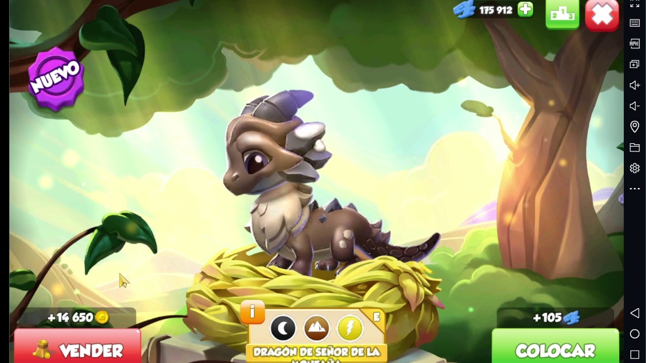 dragon mania legends dragón de la montaña DML