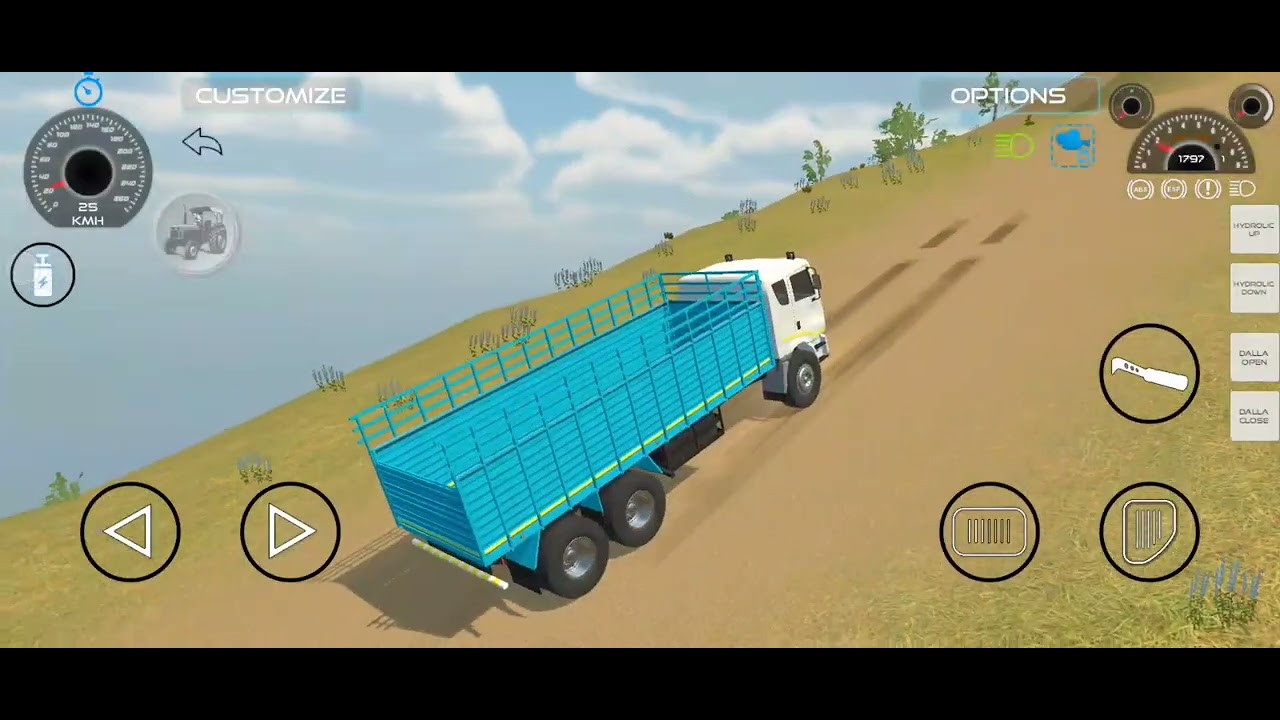 Drive JCB and Unloding Paddy From Dumper in Game#jcb #tractor #dumper #truck #gamingvideos
