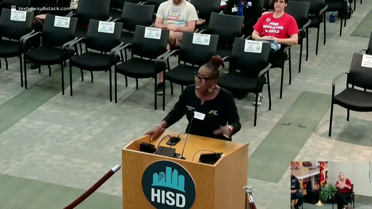 Public Speakers At HISD School Board Meeting Second Session 02/12/2026