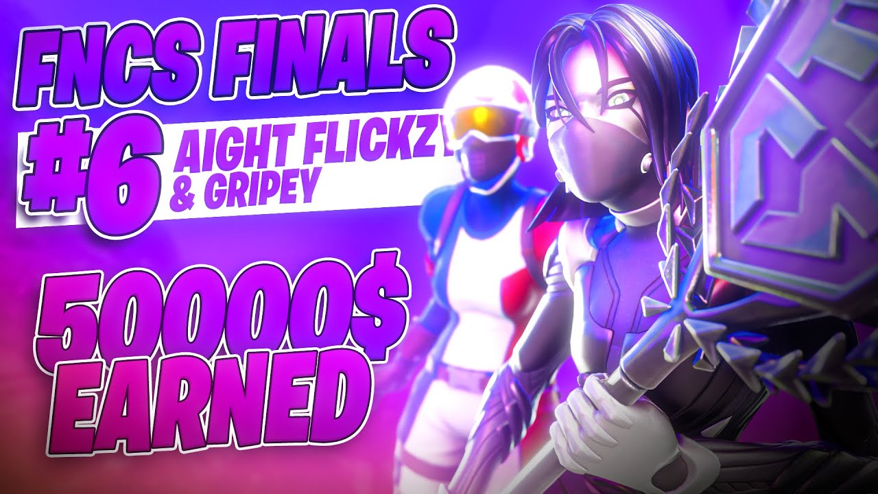 6TH Place FNCS Grand Finals + qualified for DENMARK (50,000$) 🏆 w/ @gripey