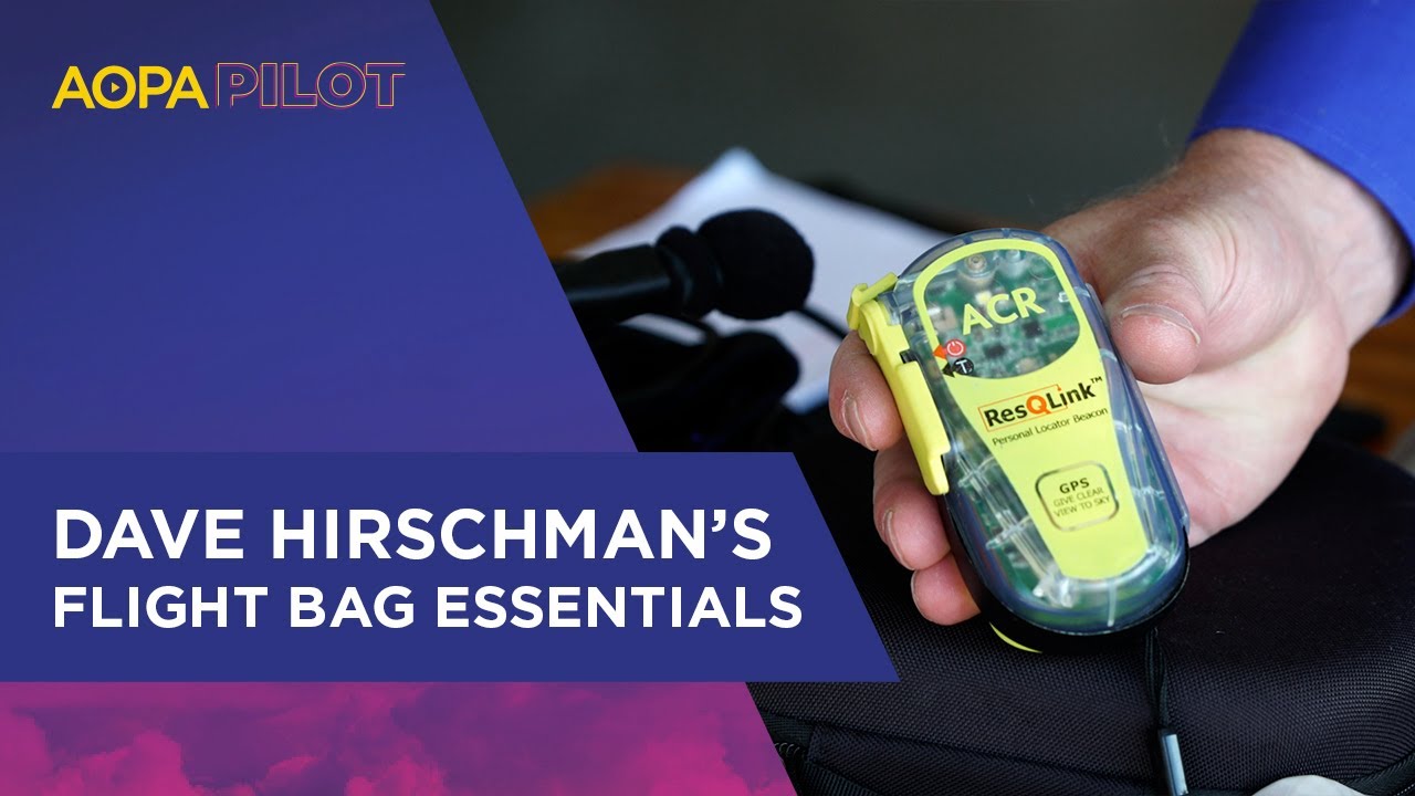 Dave Hirschman's Flight Bag Essentials