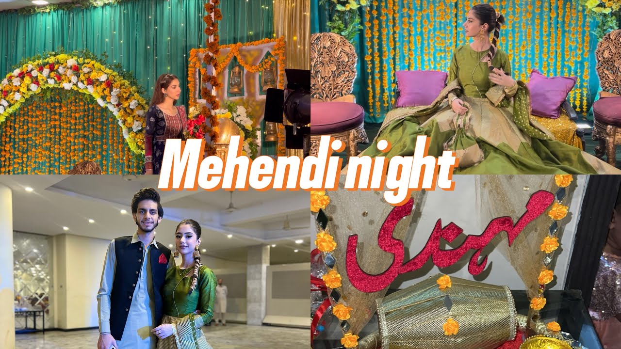 Mehendi event 😍 | Get ready with me | Maimoona shah vlogs