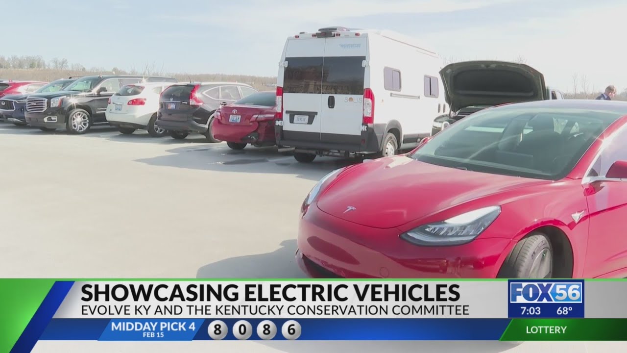 Electric vehicle showcase takes place