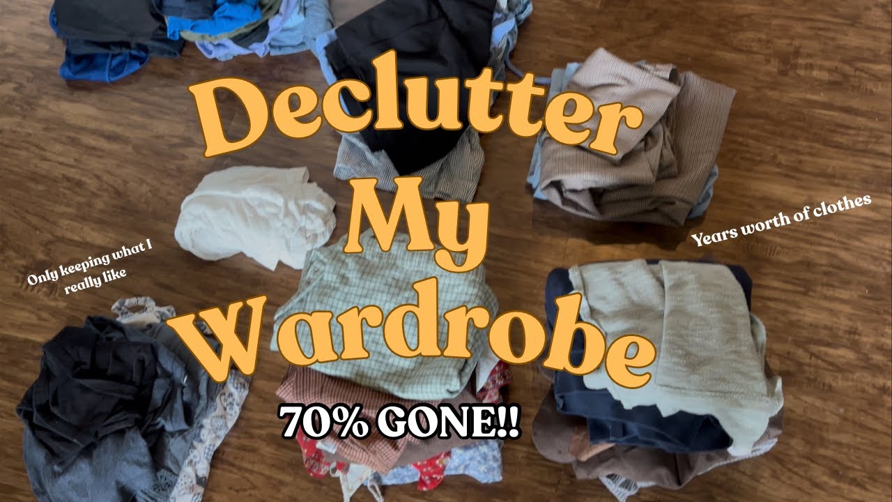 Decluttering Years Worth of Clothes | 2026 Reset | Decluttering my Wardrobe 