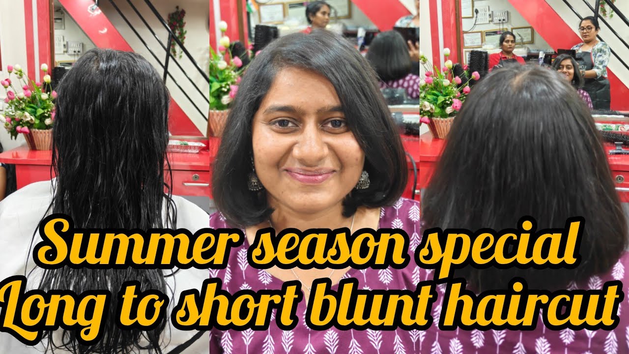 Dazzler Hair & Beauty Hub is live  : Summer season special hair cut | long to short hair cut