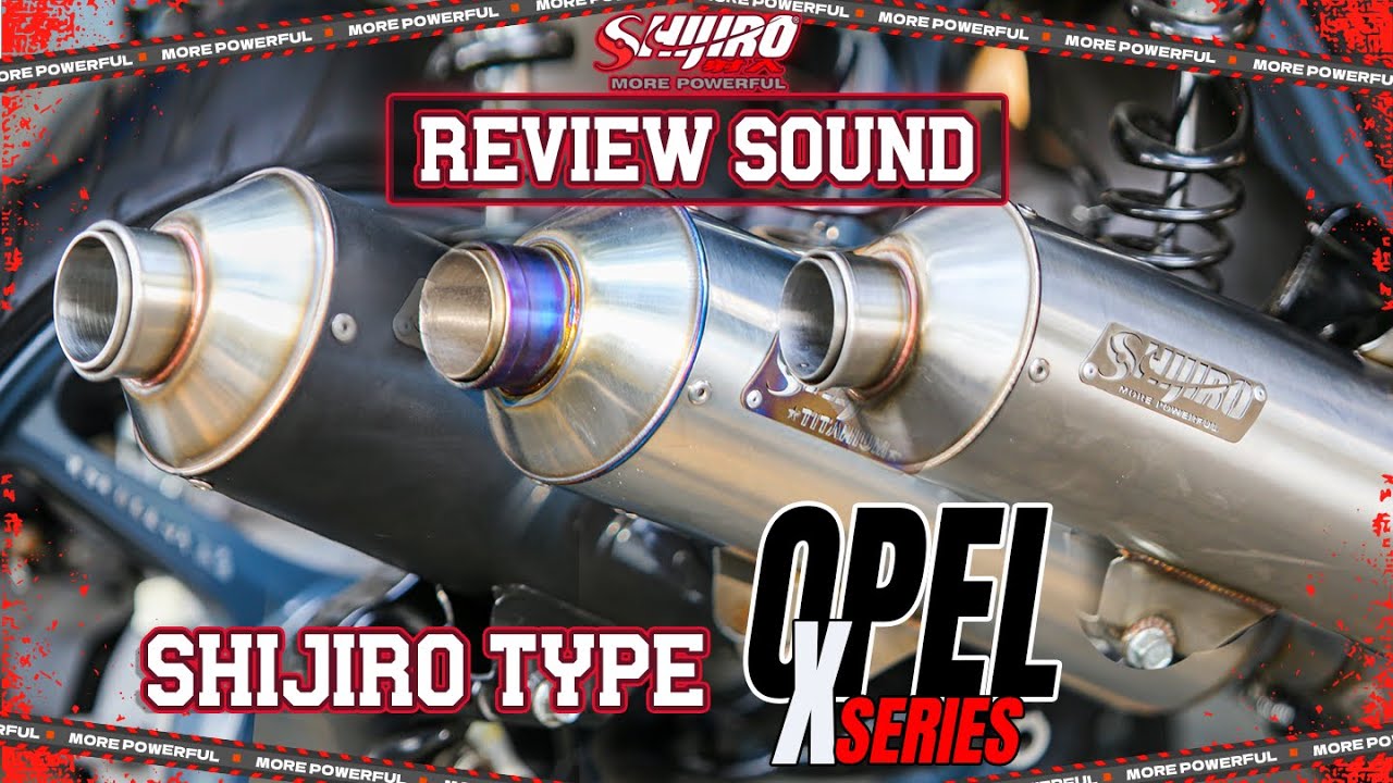 SHIJIRO RACING EXHAUST - NEW OPEL X SERIES (ENDCUP TITANIUM , STAINLESS STEEL & BLACK SERIES)