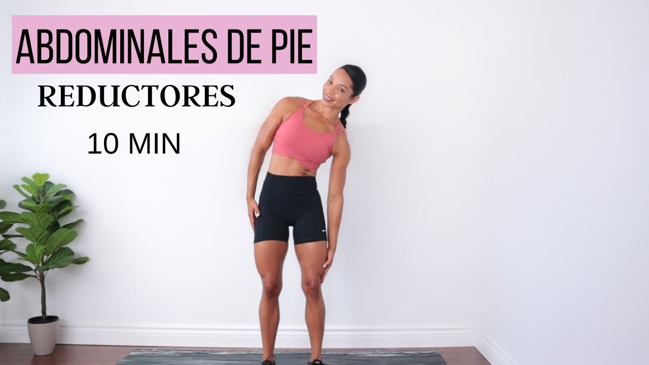 ABDOMINALES DE PIE para Reducir Cintura y Aplanar Abdomen | Ejercicios para Reducir Cintura rápido