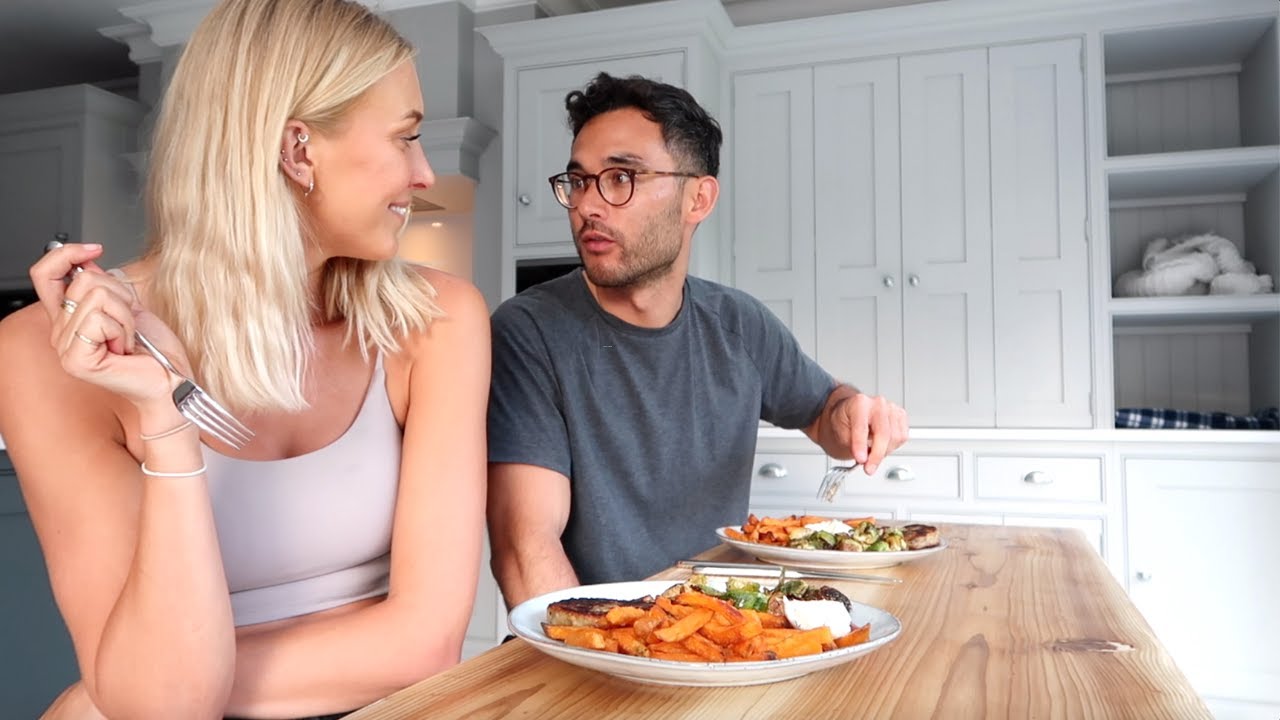 A Summery Sunday At Home | Healthy Plant Based Meals + My Brow Dying Routine!