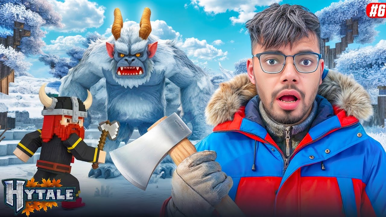 I Found Snow Yeti And Rare Cobalt Ore - Hytale - Part 6