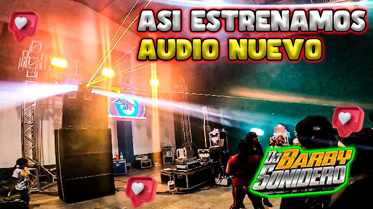 ESTRENANDO EL NUEVO AUDIO EN UNA TOCADA  (ya vendimos los otros cajones)