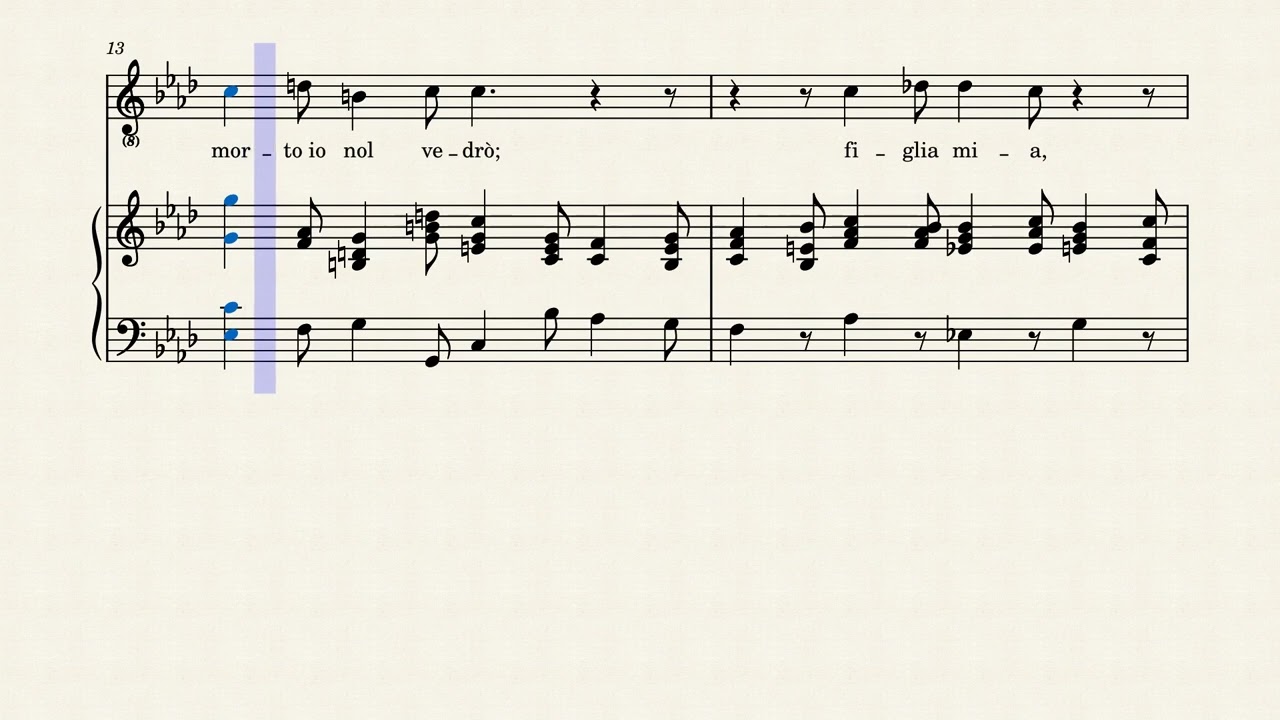 Accompagnamento e melodia Tamerlano, HWV 18 – Georg Friedrich Händel Figlia mia non pianger no