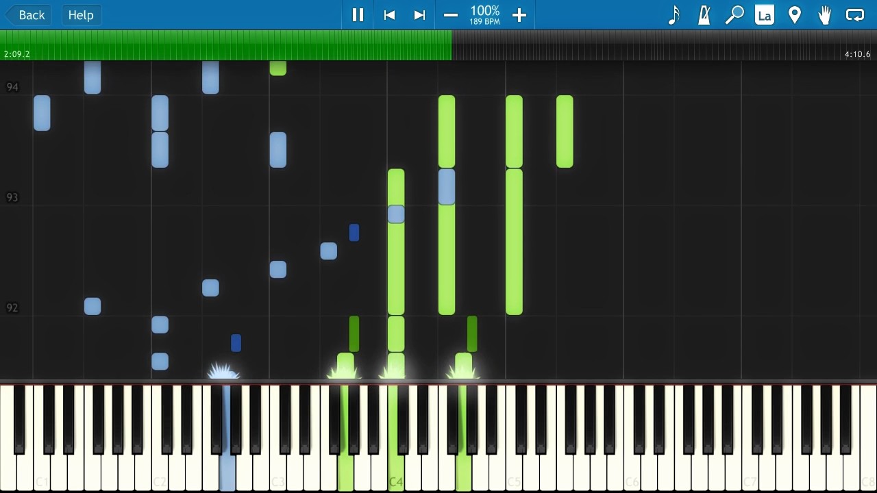 Kingdom Hearts - PCF&B - 08 - "Medley of Conflict" [Synthesia Tutorial]