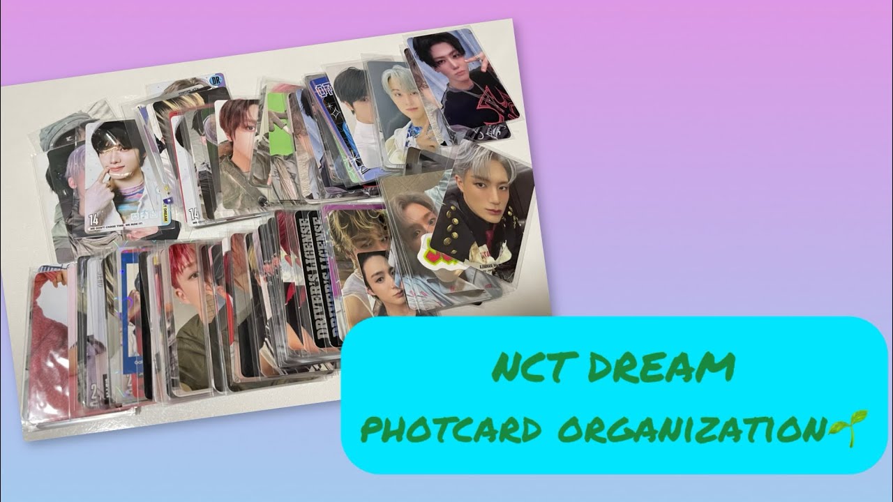 【トレカ整理】NCT DREAM photcard organization poca 엔시티 드림 포카 정리 BTTF biu