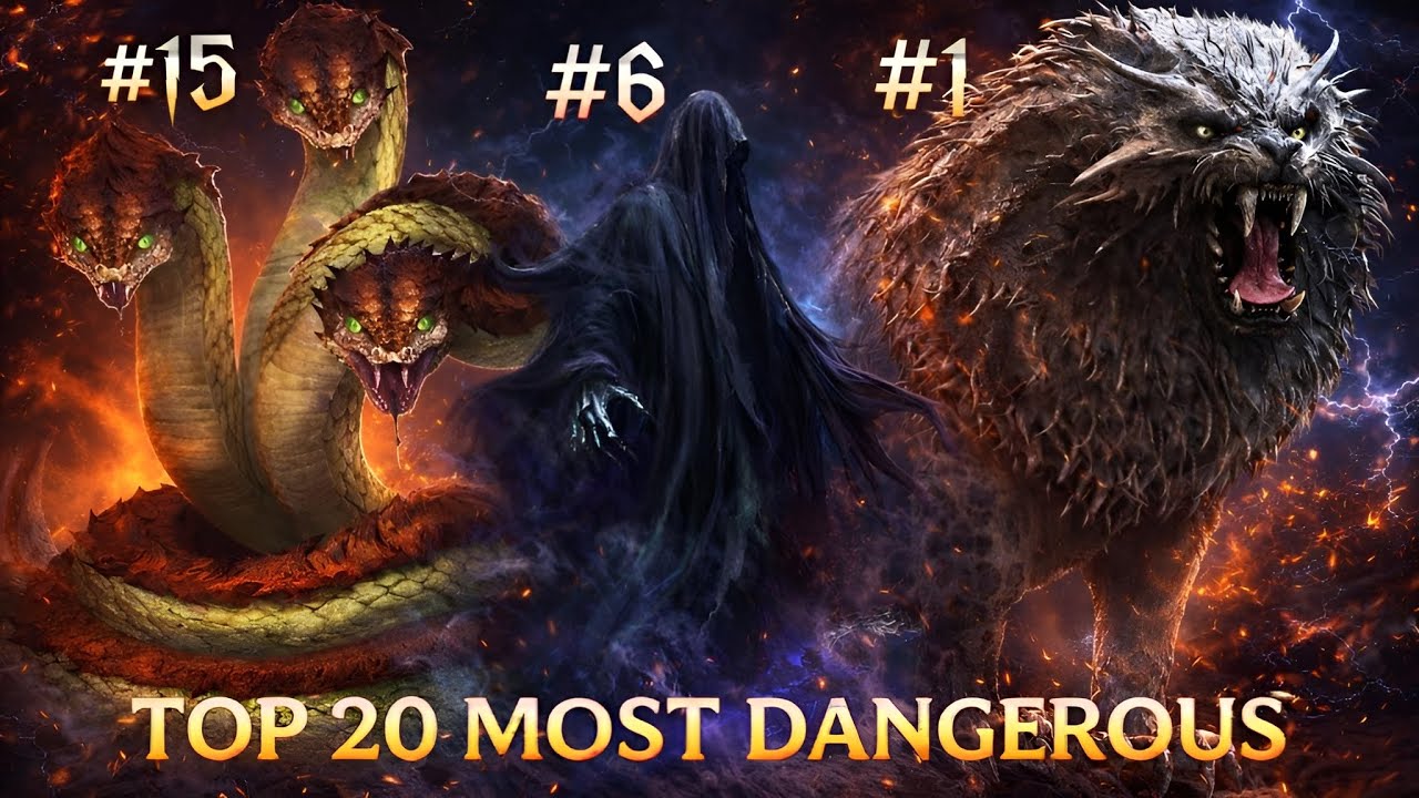 20 MOST DANGEROUS Magical Creatures in Harry Potter (Reaction)