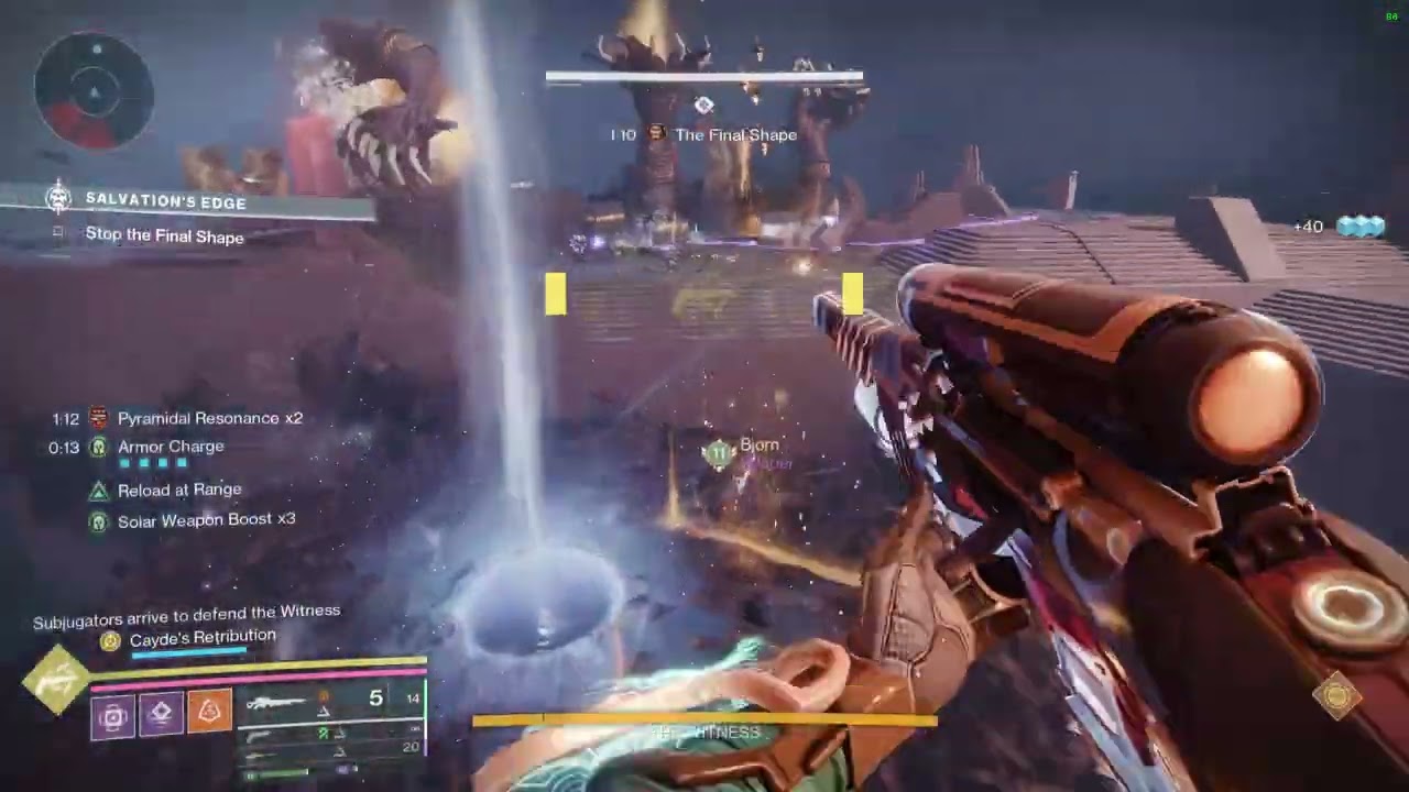 Destiny 2 Duo 1 phase Witness (Renegades)