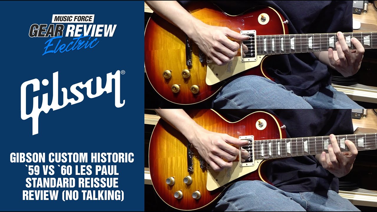 Gibson Custom Historic `59 VS `60 Les Paul Standard Reissue Review (No Talking)