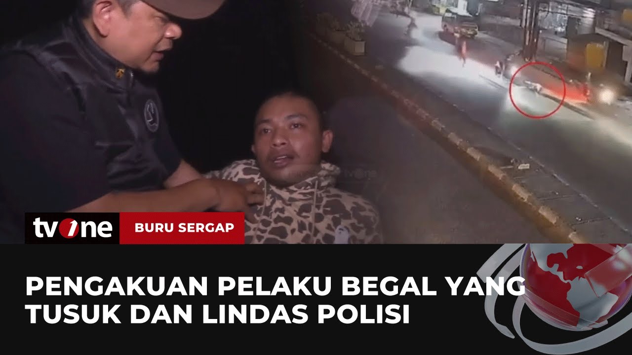 Parah! Pelaku Begal Ini Tikam Anggota Polisi Pakai Kujang | Buru Sergap tvOne